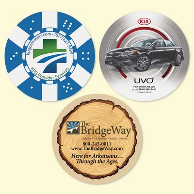 Vynex® DuraTec® 4"Round x1/16" Hard Surface Drink Coaster