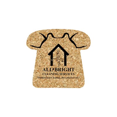 4" Econo Cork Telephone Cork Coaster