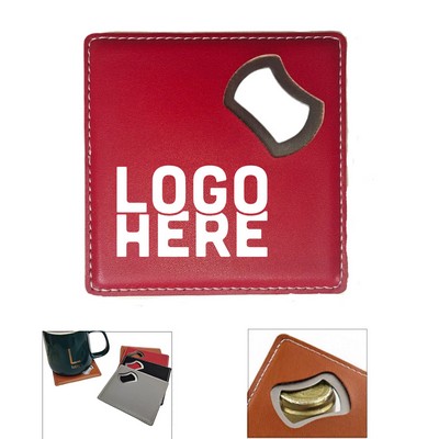 Square Leather Coaster