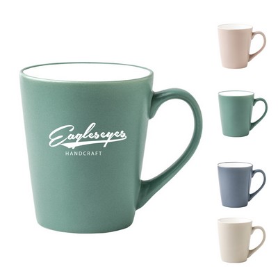 14oz Matte Frosted Ceramic Coffee Mug
