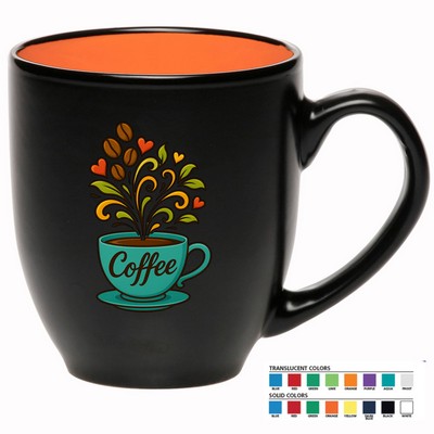 16 oz. Two-Color Ceramic Mug-Full color