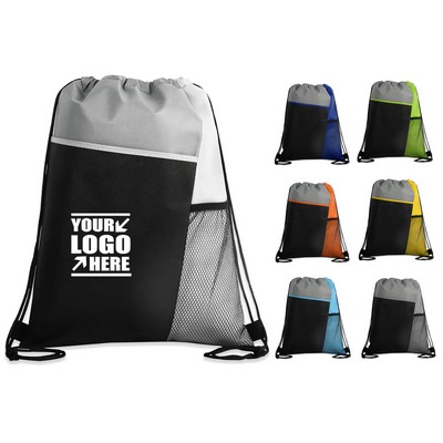 Promotional Tri-Panel Breathable Gym Pouch