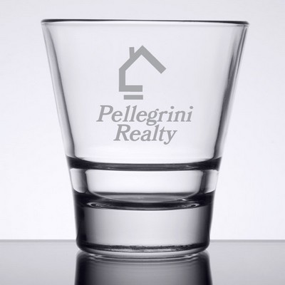 Laser Engraved Libbey® 15710 Endeavor 9 oz. Stackable Rocks / Old Fashioned Glass