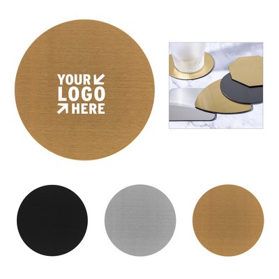 Round Stainless Steel Coaster