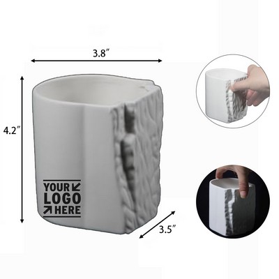 18oz Unique Rock Climbing Design Ceramic Mug