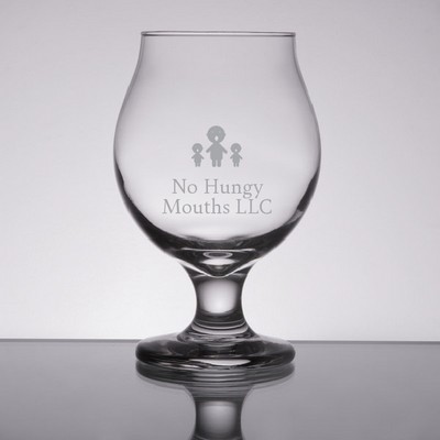 Laser Engraved Libbey® 3807 13 oz. Belgian Beer / Tulip Glass