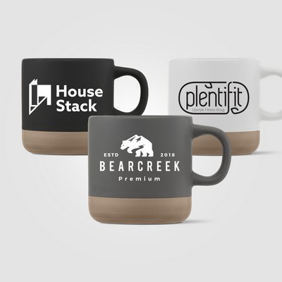 Terra - 12 oz. Clay Base Ceramic Mug - Silkscreen